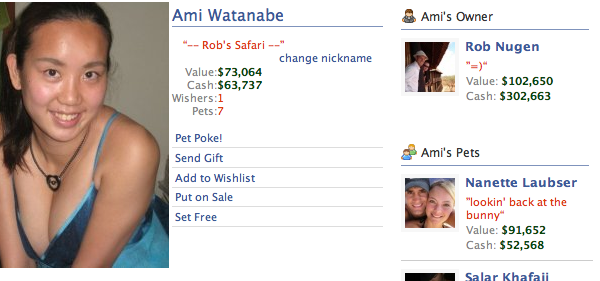 Ami in her new dress for $73K